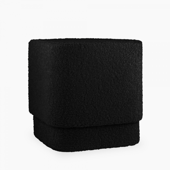 Soho Pouffe, Black Boucle