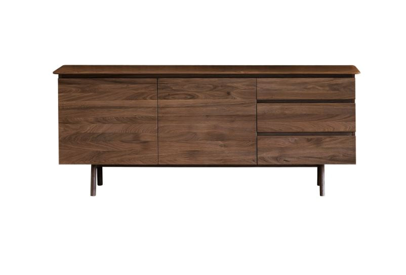 Madrid 2 Door 3 Drawer Sideboard Walnut, 171x45x70cm