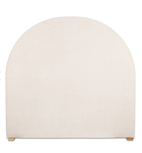 Walter Faux Linen Headboard - Sandstone Single