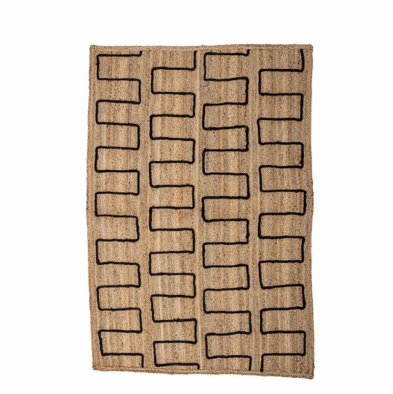 Dell Rug, Brown, Jute 180x120cm