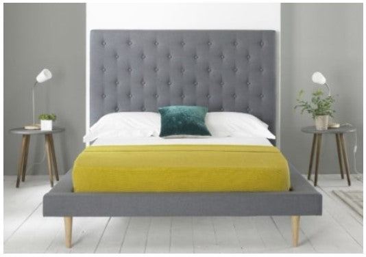 Santorini Double Bed Grey