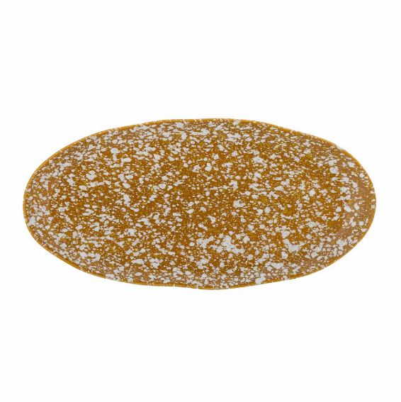 Carmel Serving Plate, Brown, Stoneware
