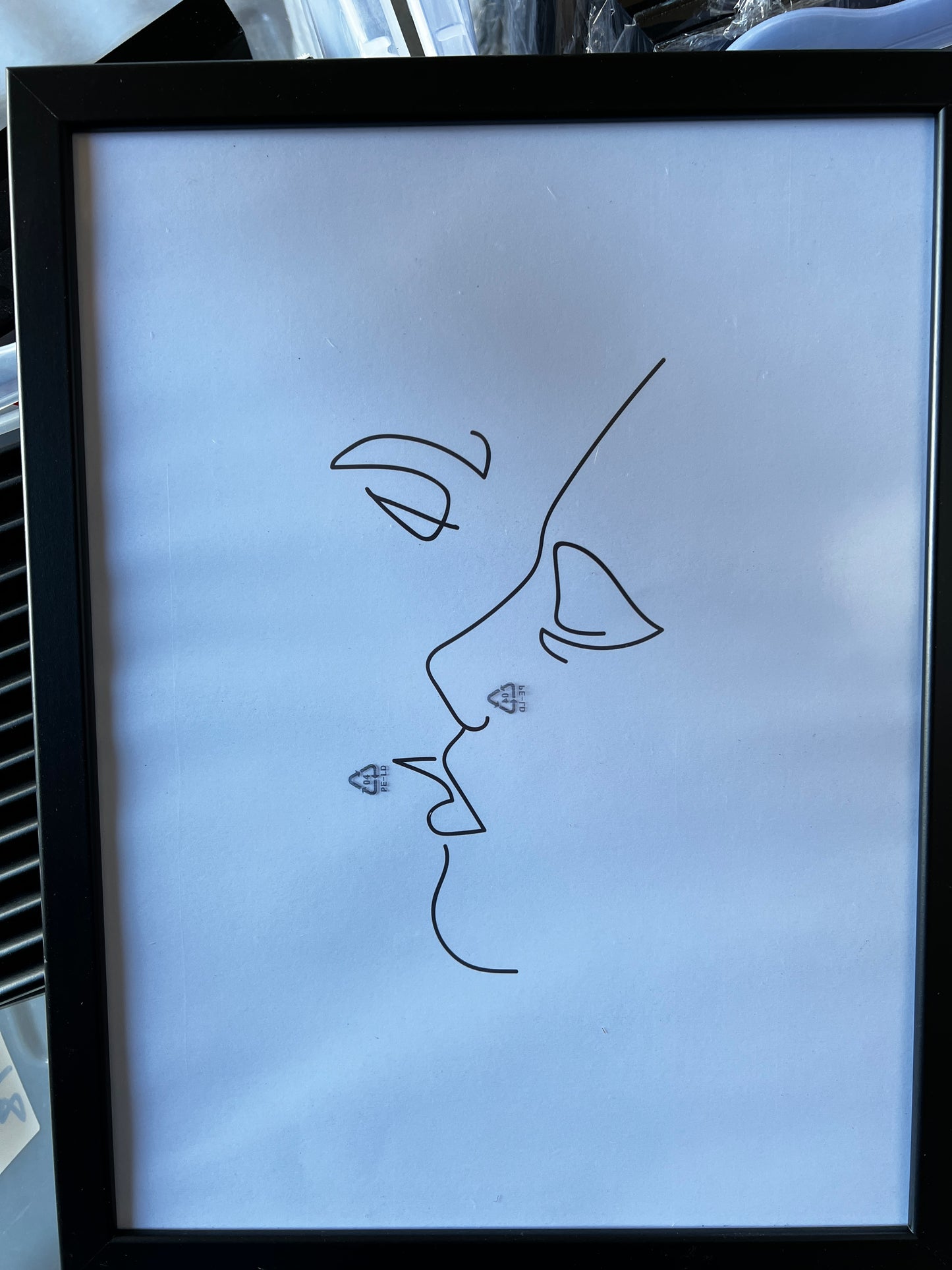 Close Poster, 30 x 40cm, framed