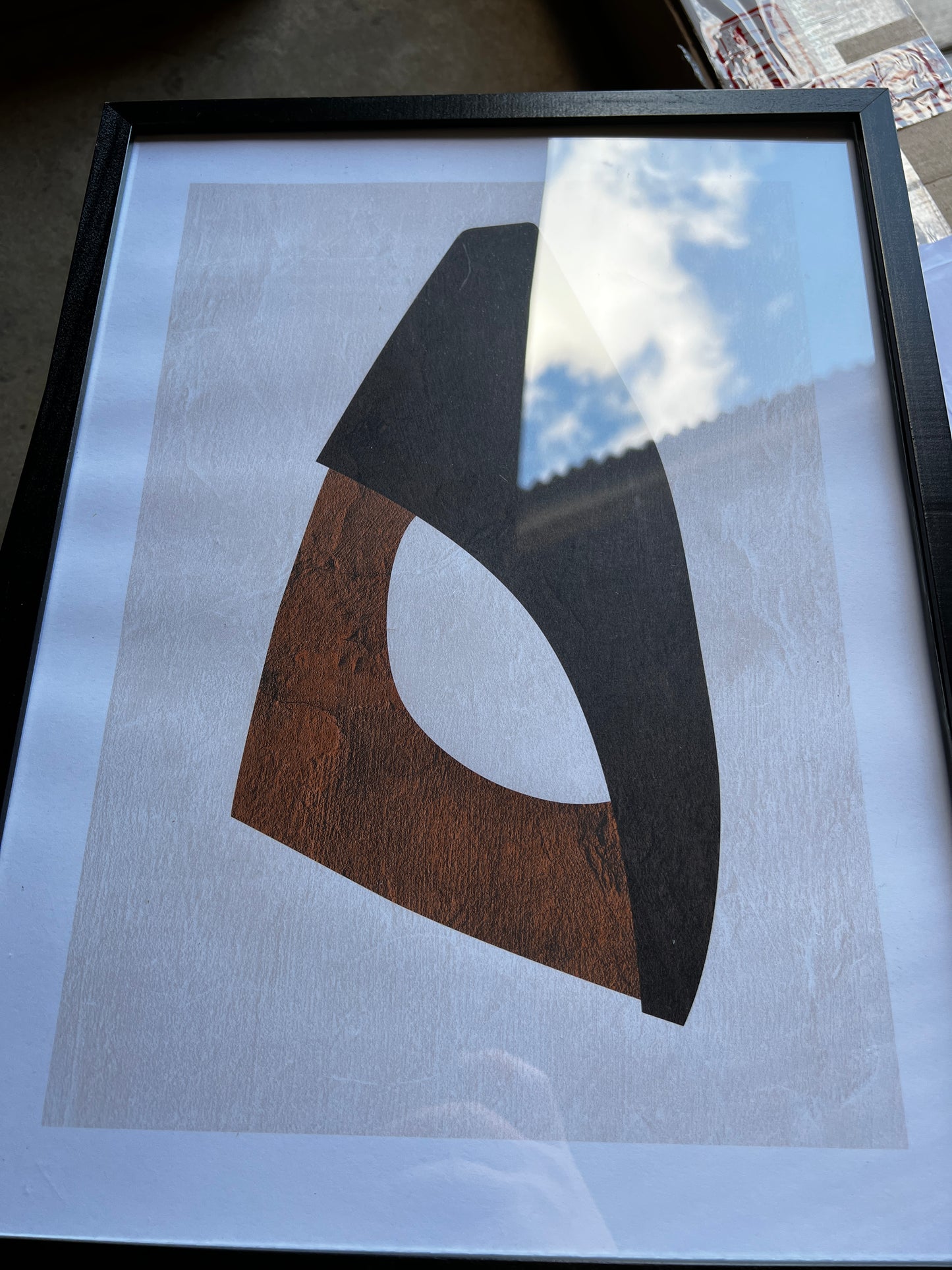 Weimar Circles No 4, 30 x 40cm, framed