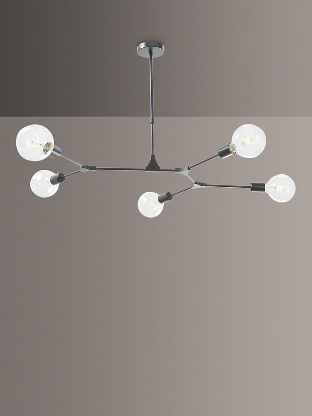 Där Euphemia Ceiling Light, Black, 36x95x66cm
