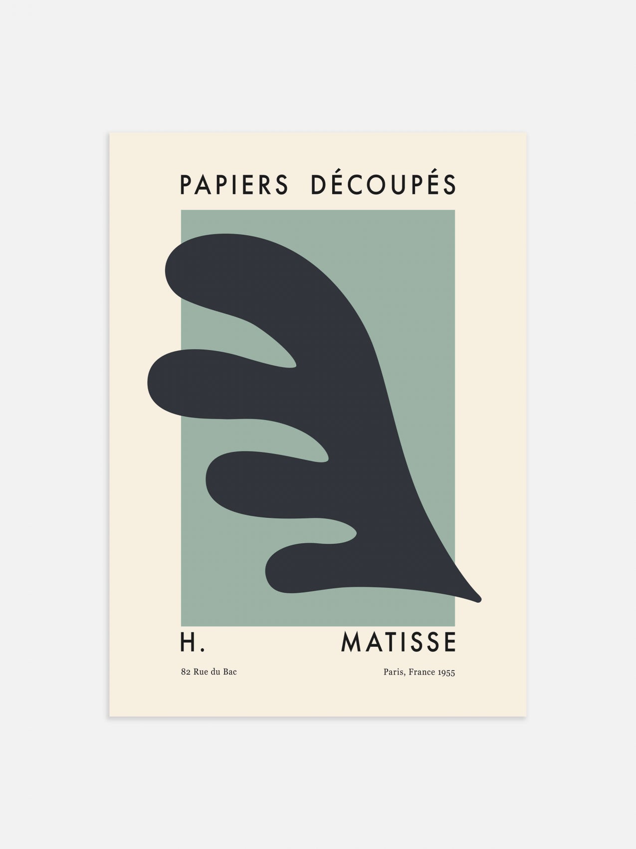 Matisse Cutout Green Poster 30x40cm
