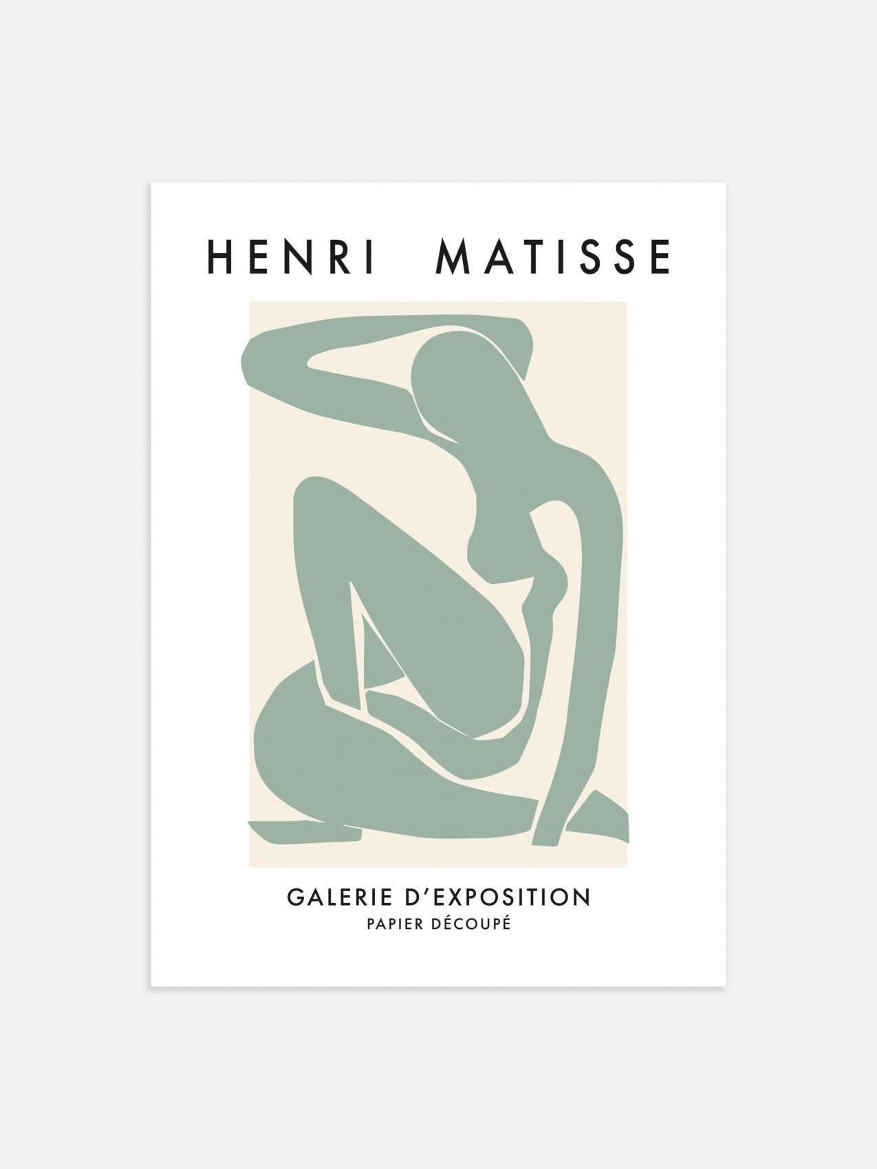 Henri Matisse Deux Verte Poster 30x40cm