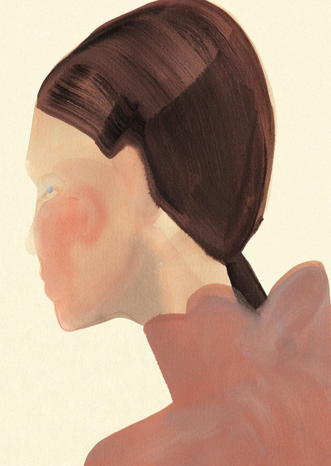 The Ponytail By Amelie Hegardt 30 x 40cm