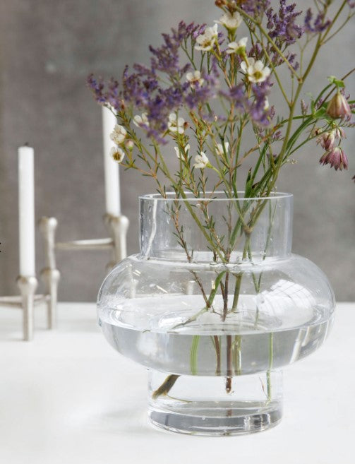 Vase, Forms Low, Clear