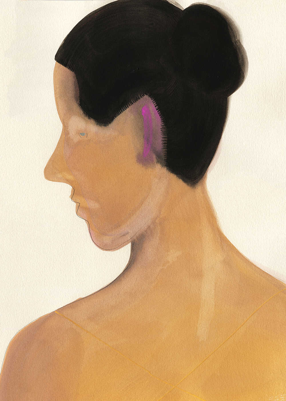 The Yellow Camisole, 30 x 40