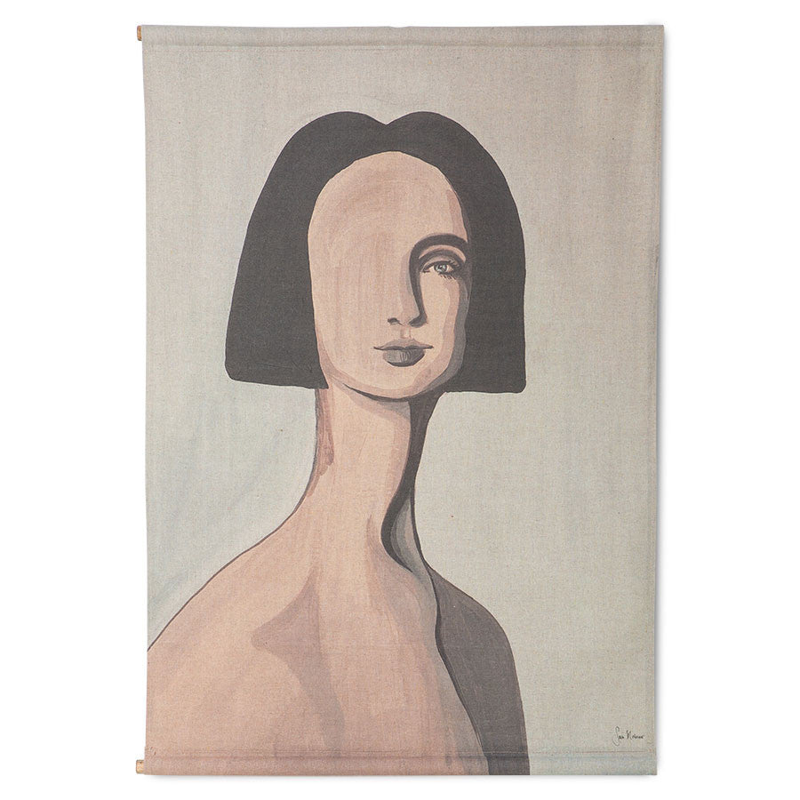 Wall Chart Woman Portrait by Sella Molenaar, 70x100cm