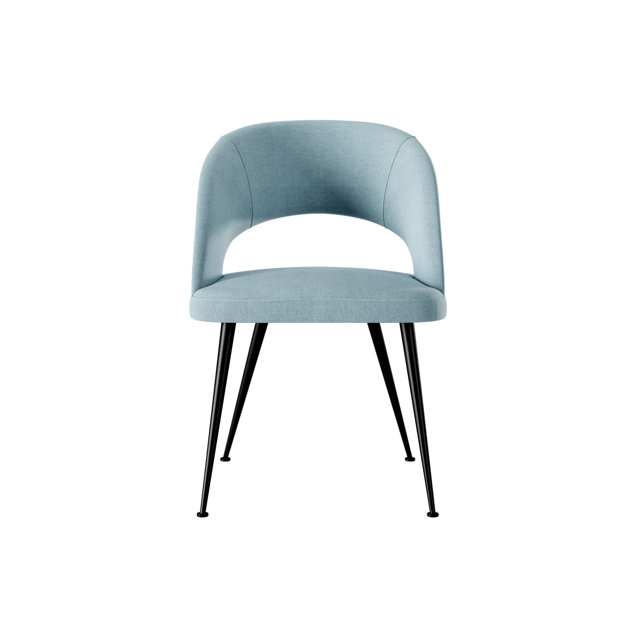 Millbridge Dining Chair - Blue Linen, 54 x 60 x 79cm