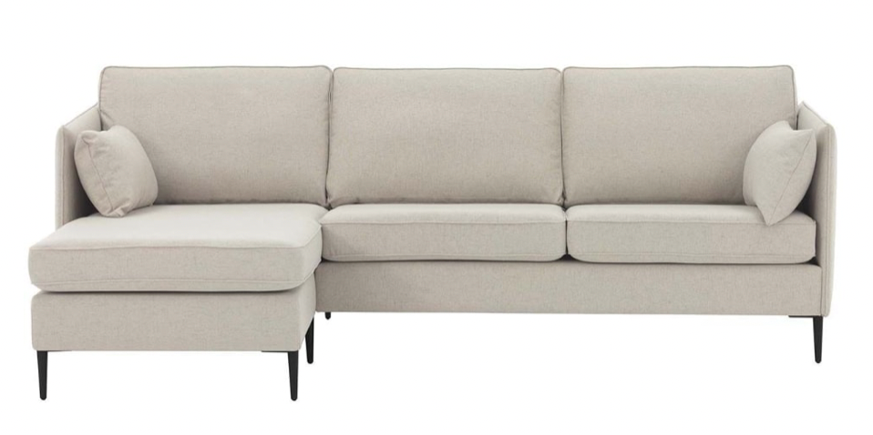 Tasna Left Hand Corner Sofa, 155x235x86cm