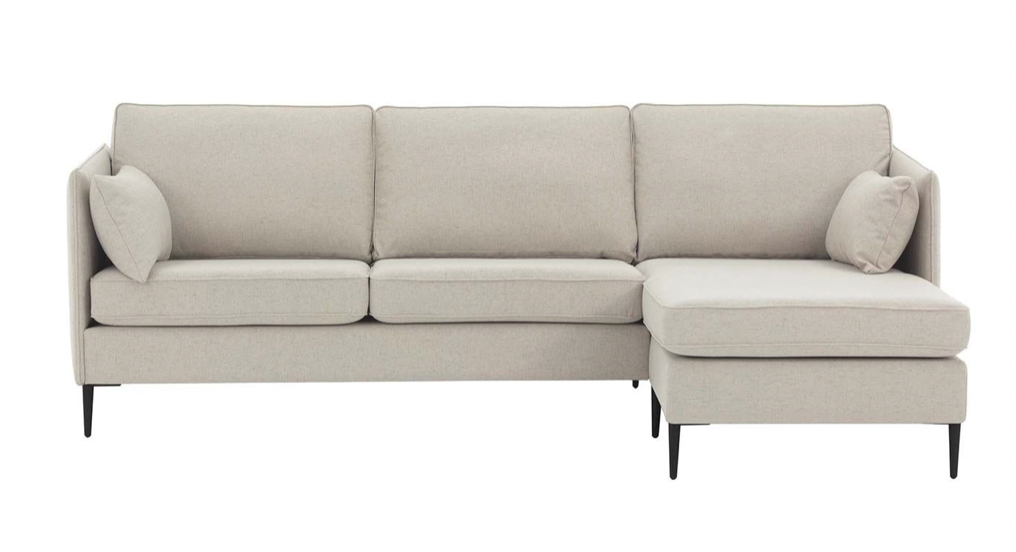 Tasna Right Hand Corner Sofa, 155x235x86cm