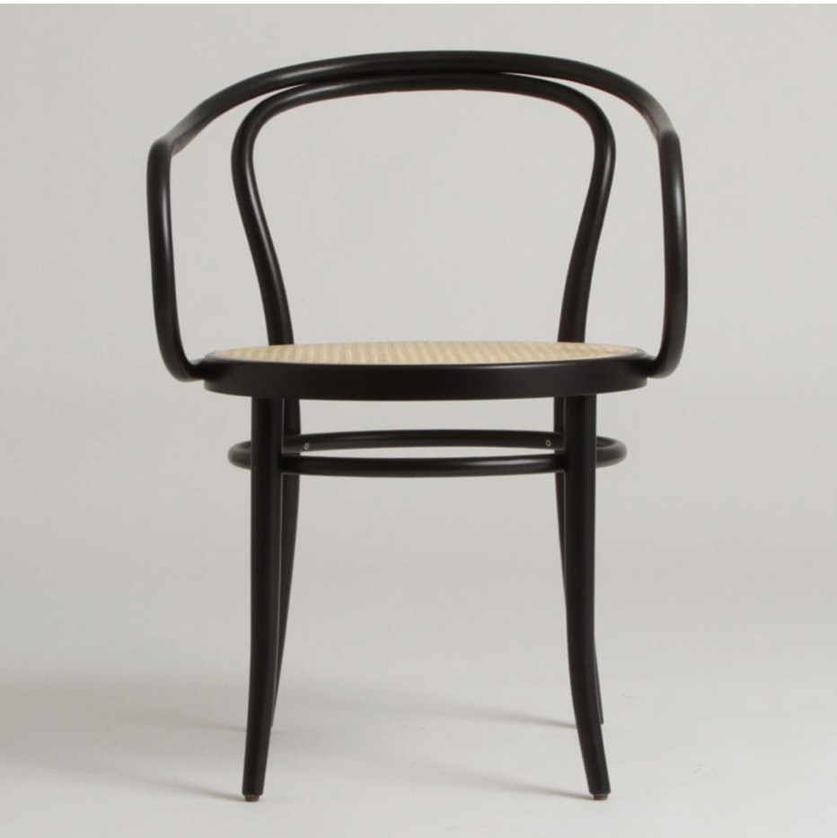 THONET 209 BENTWOOD CHAIR IN BLACK, 48x48x78cm