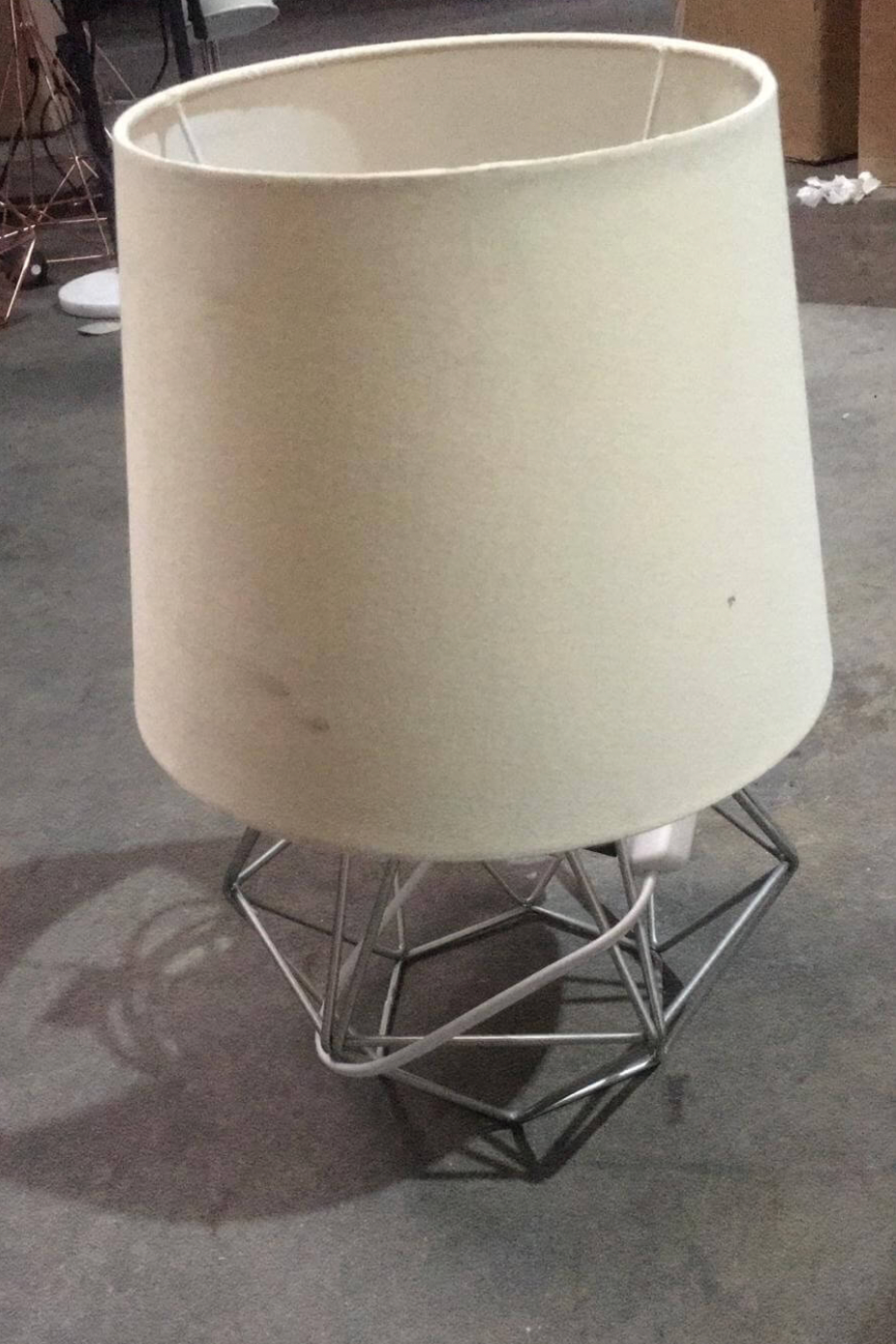 White Bedside lamp