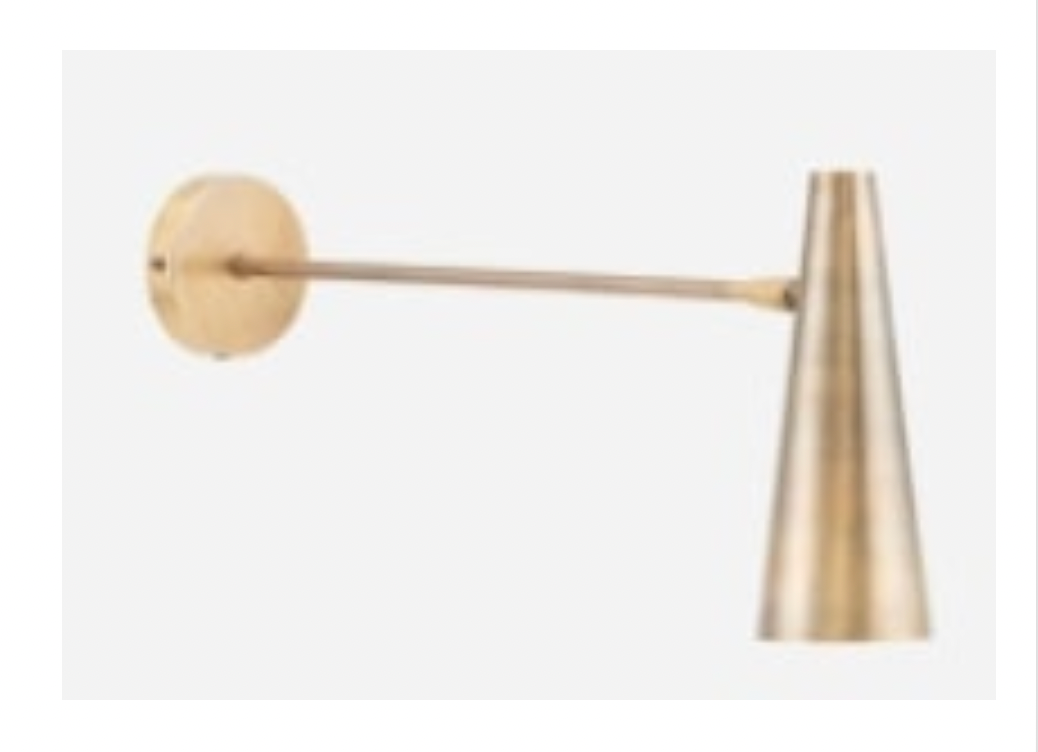 Wall lamp, Precise, Brass, 47cm