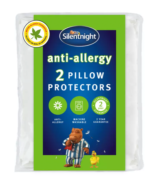 Silentnight Anti-Allergy Pair of Pillow Protectors