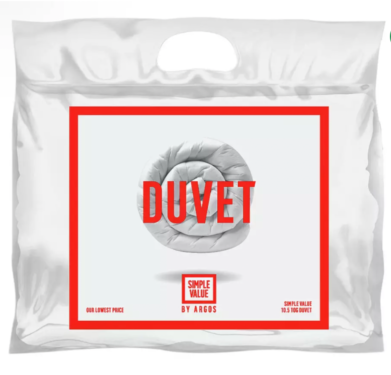 Argos Home 10.5 Tog Duvet - Single