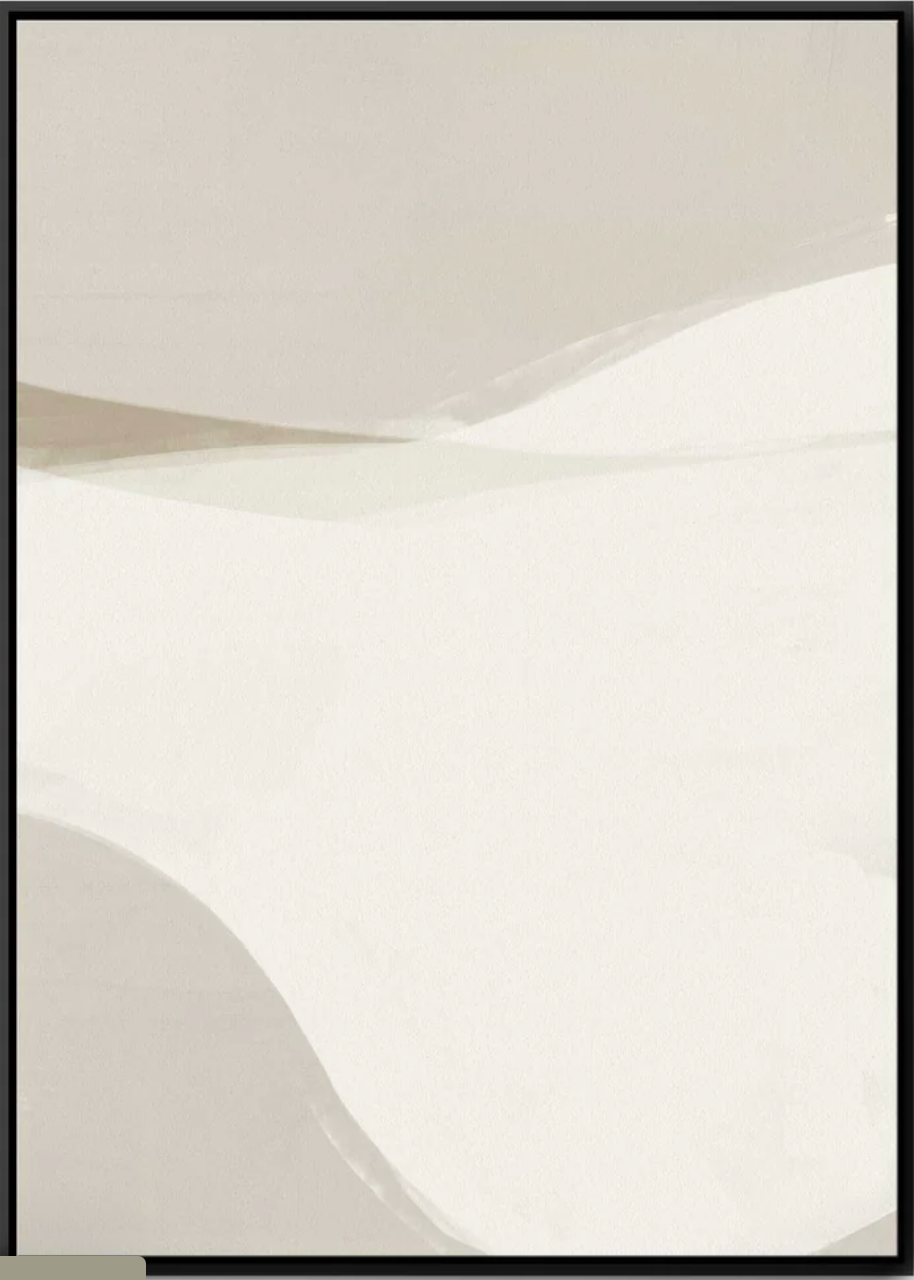 Go With The Flow Abstract Canvas Art