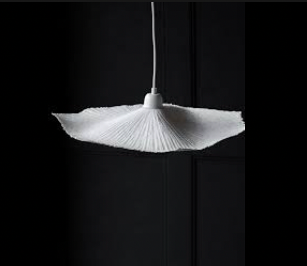 Papier Mache Ceiling Light Shade