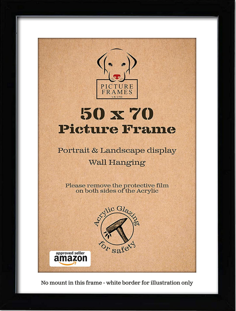 Black Picture Frames 50x70cm