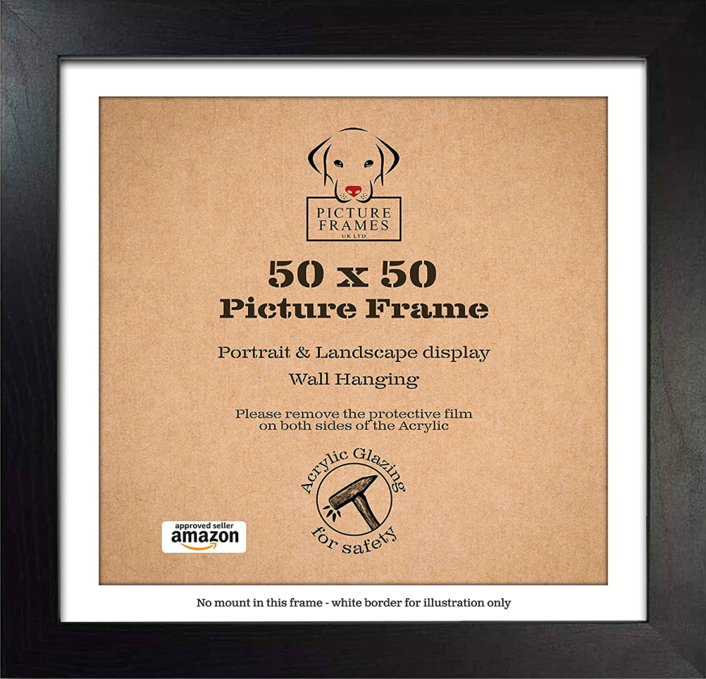 Black Wooden Picture Frames 50x50