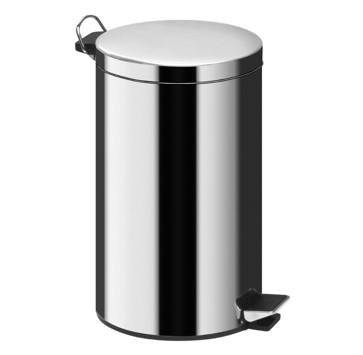 Stainless Steel Silver Waste Bin 5L