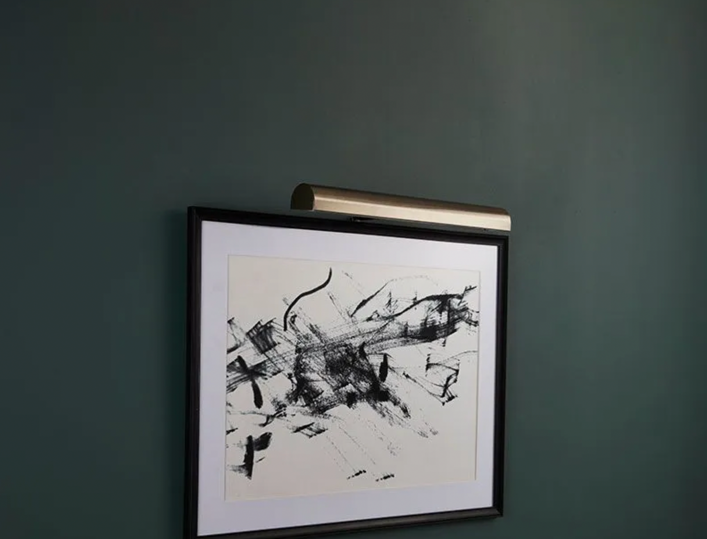 ULTIMATE LED LARGE BATTERY OPERATED PICTURE LIGHT WITH REMOTE CONTROL - ANTIQUE BRASS