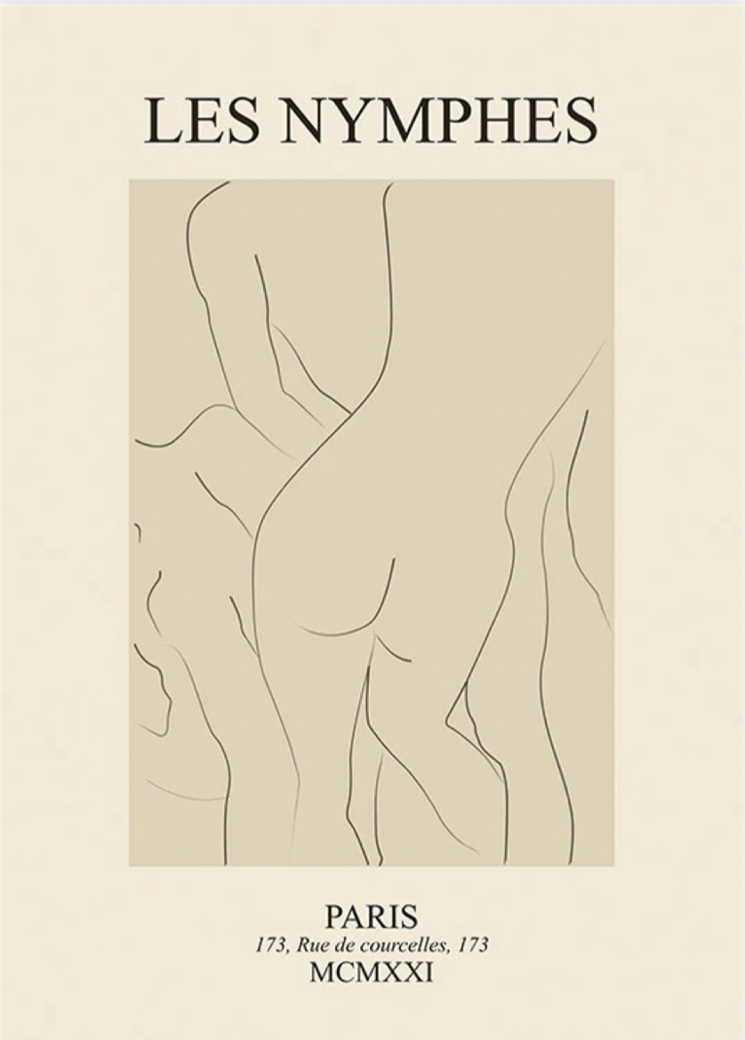Les Nymphes Poster