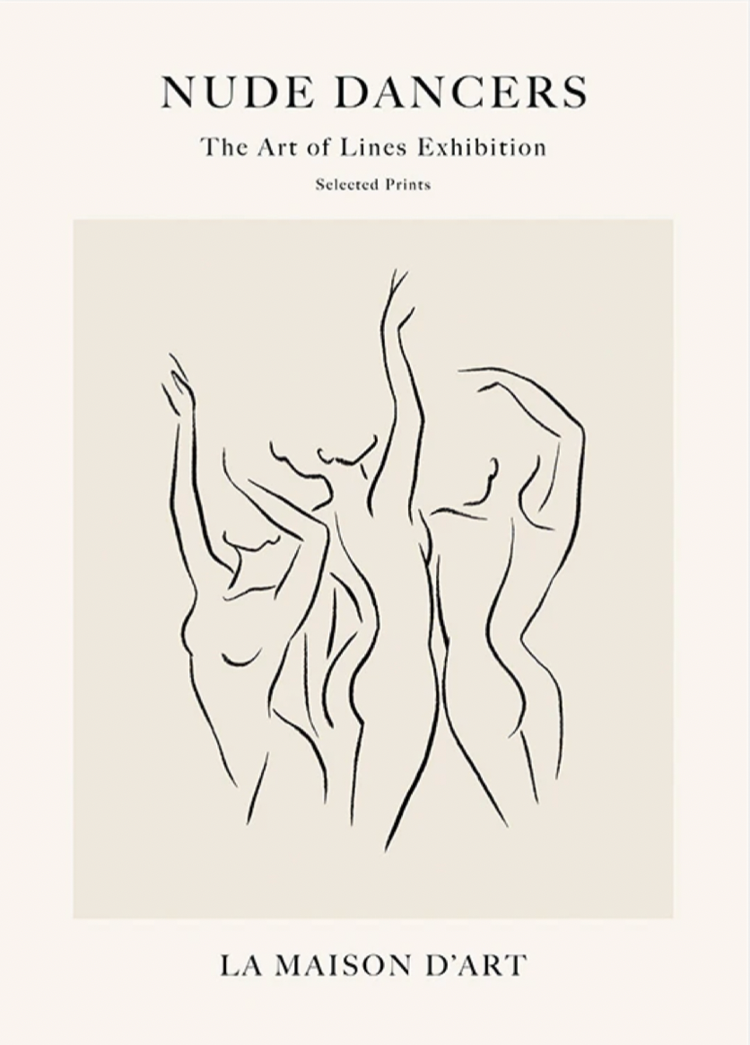 Nude Dancers No1 Poster