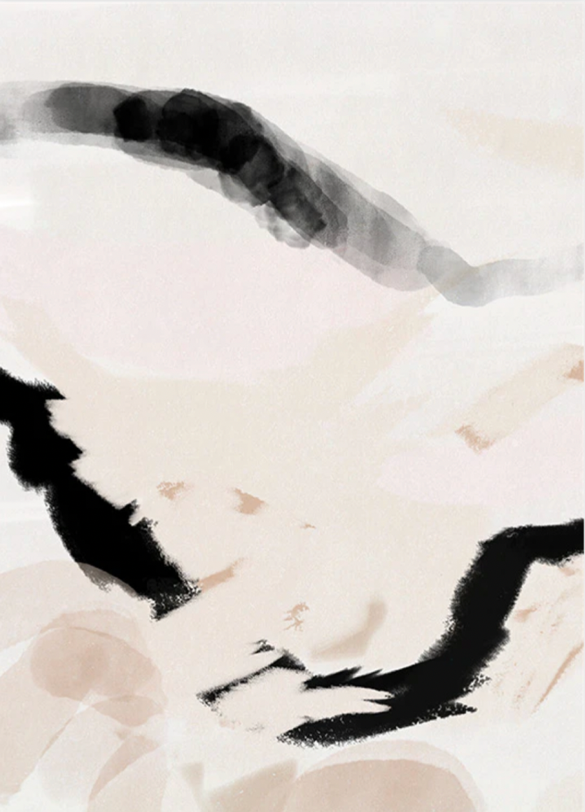 Beige Wave No1 Poster