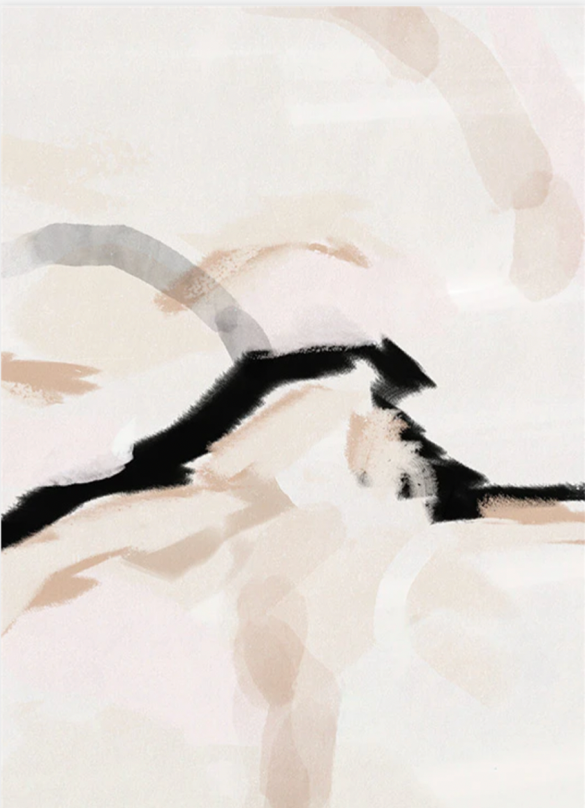 Beige Wave No2 Poster