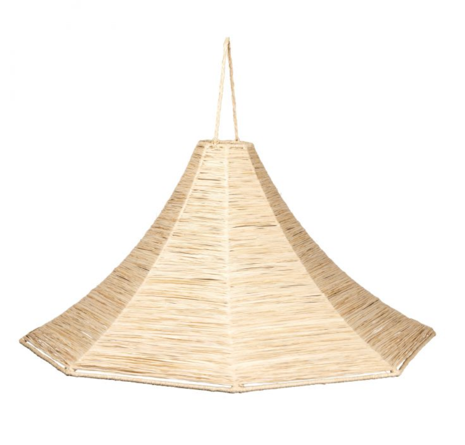 Raffia Spider Pendant Lamp - 70 cm Natural - Cosydar