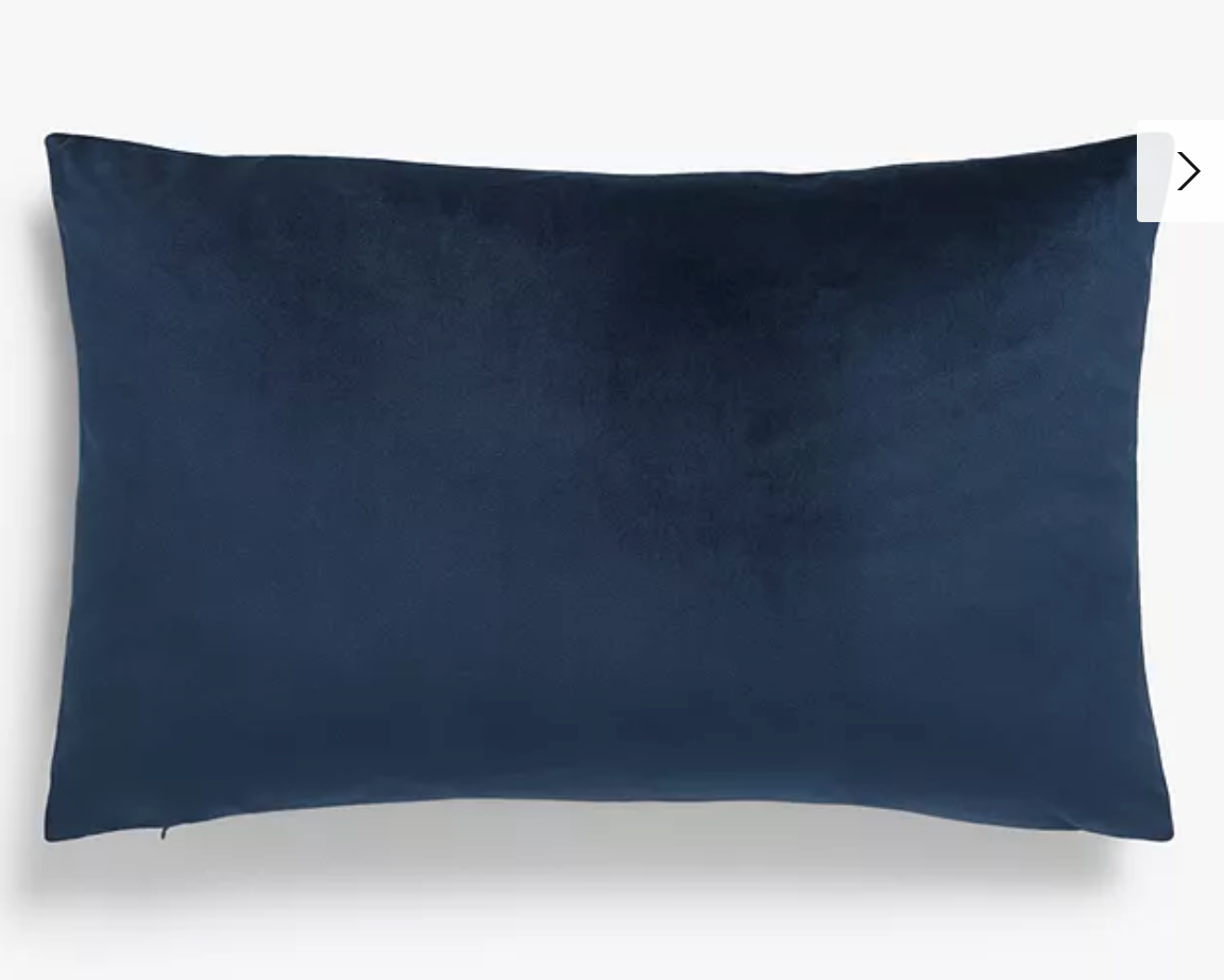 John Lewis ANYDAY Velvet Cushion, Night Sky
