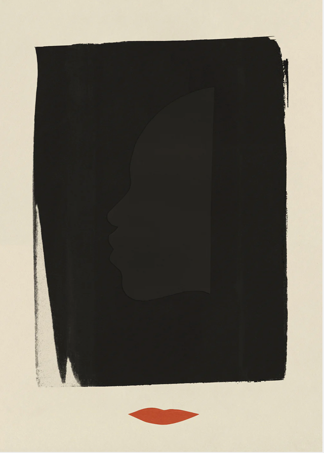 Red Lips, 50x70