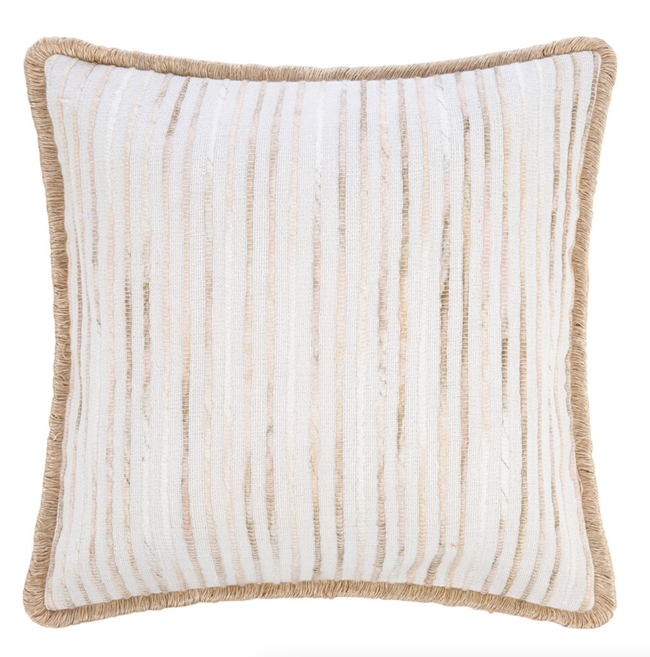 RETREAT Texture Stripe Cushion Cover - Natural, 45x45cm
