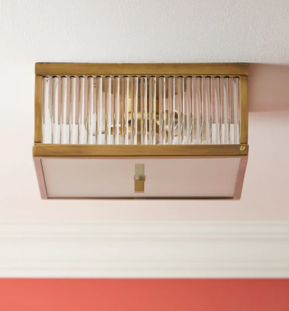 square roddy ip44 flush ceiling light
