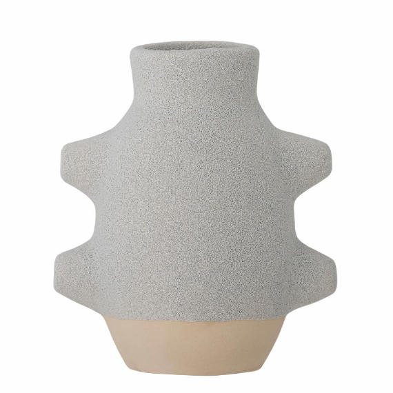 Birka Vase, White, Ceramic