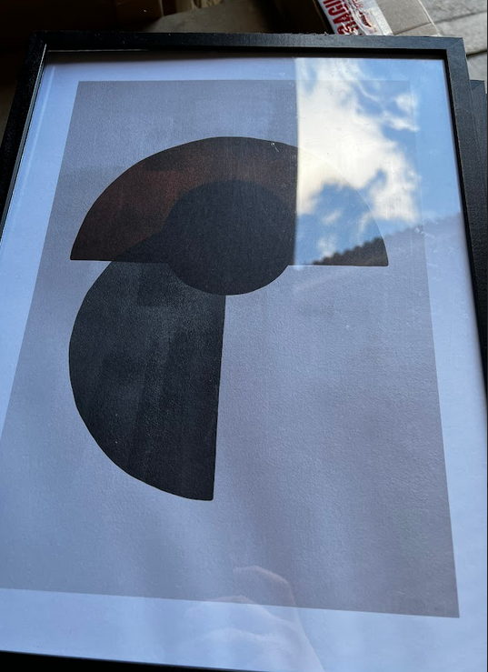Weimar Circles No2, 30 x 40cm, framed