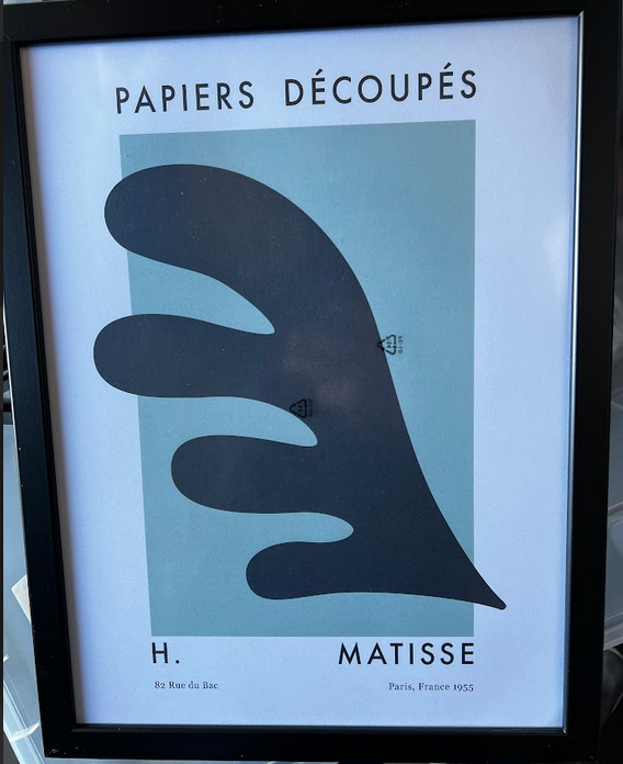 Canvas Prints Canvas Wall Art For Bedroom Matisse Leaves Wall Pictures Living Room Kitchen Wall Art Bathroom Wall Art Wall Canvas Pictures Prints For Walls Artwork , 30 x 40 cm, framed