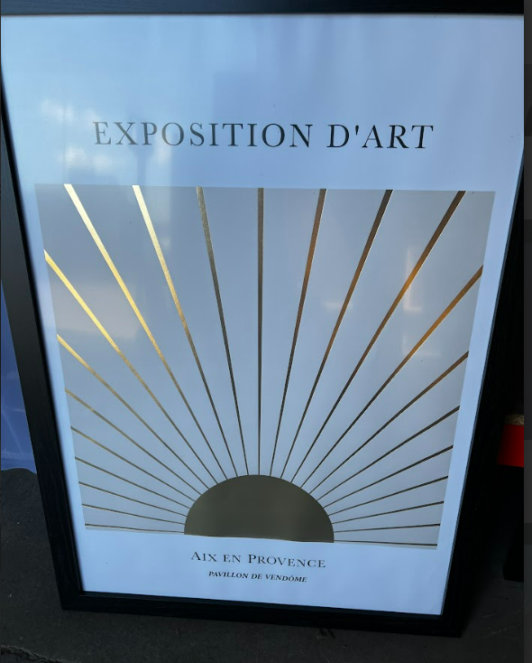 EXPOSITION D'ART GOLD, 50 x 70cm, framed