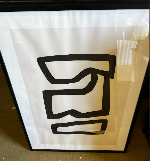 BOLD SHAPES NO1, 50 x 70cm, framed