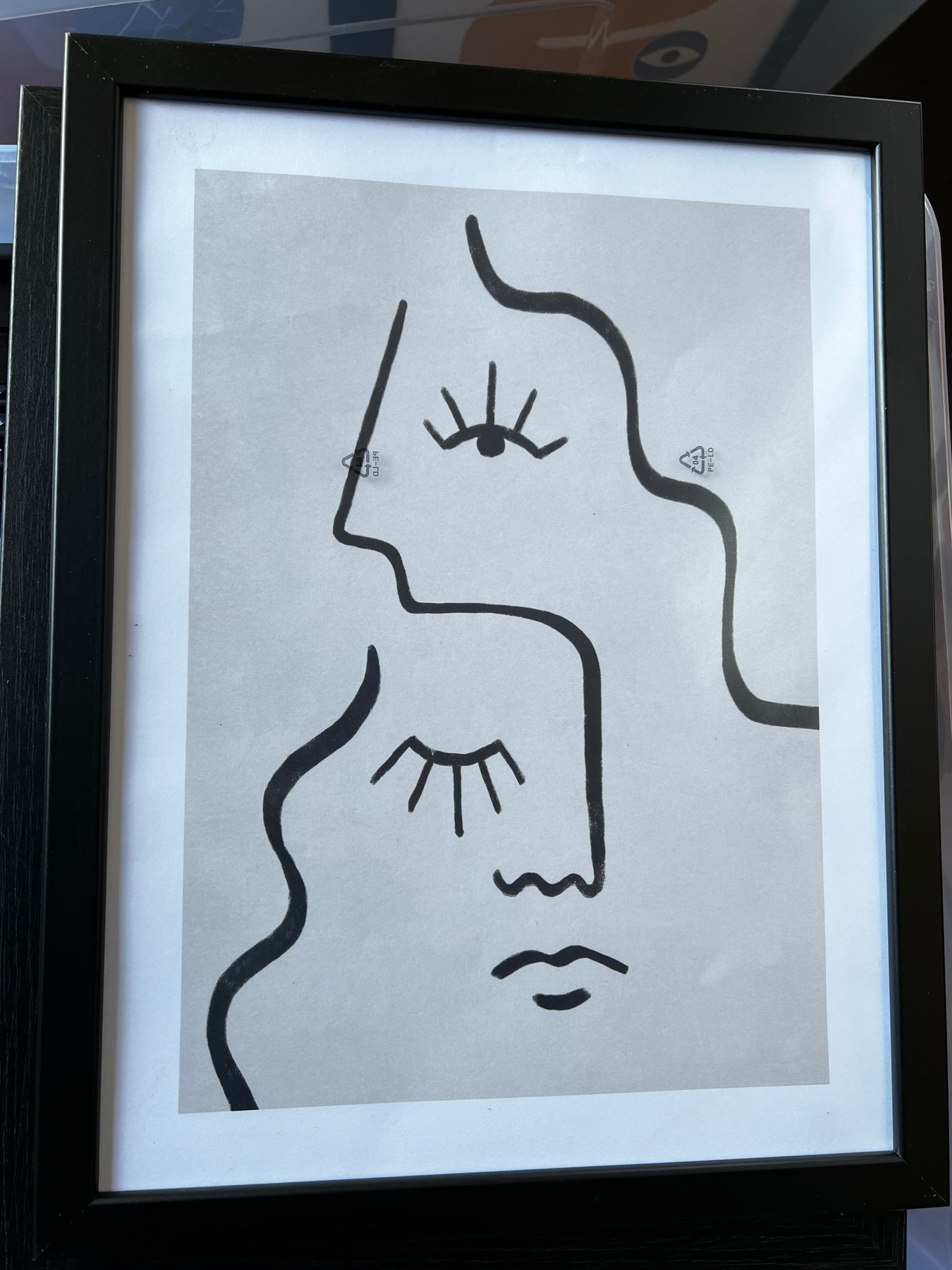 Two of a kind, 50 x 70cm, framed