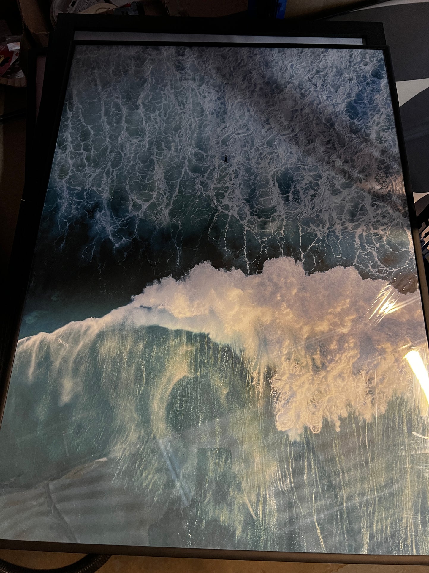 Wave, 50 x 70cm, framed