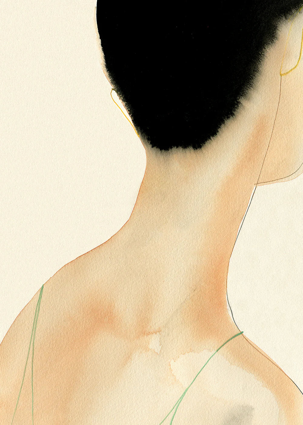 The Green Camisole, 30x40