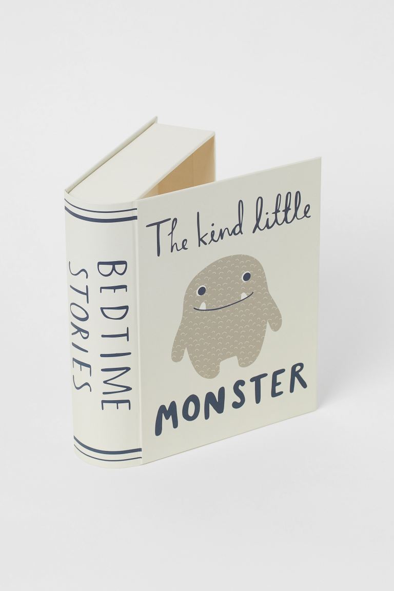 Book-shaped storage box