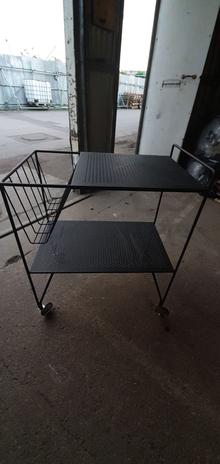 Black Bar Trolley, 40x65x80cm