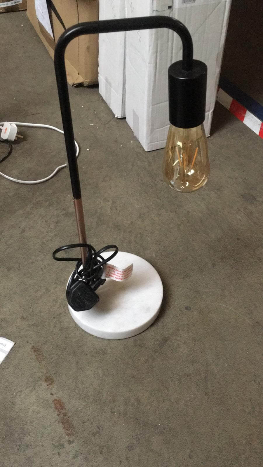 Black Bedside Lamp