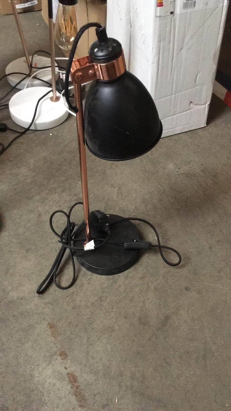 Black Bedside Lamp